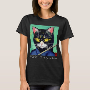 The Master Fisher In Japanese Characters T-Shirt