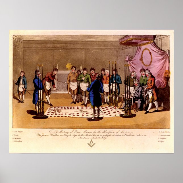 The Master Mason Candidate Poster (Front)