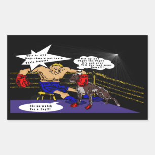 The Match Rectangular Sticker