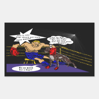 The Match Rectangular Sticker