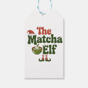 The Matcha Elf Magical Christmas Drink Gift Tags