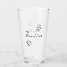The Matron of Honour Glass 