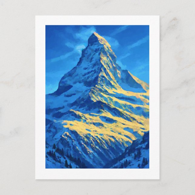 The Matterhorn Switzerland Holiday Postcard (Front)
