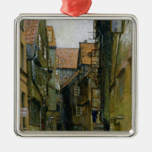 The Matthiasstrasse in Hamburg, 1891 Metal Tree Decoration