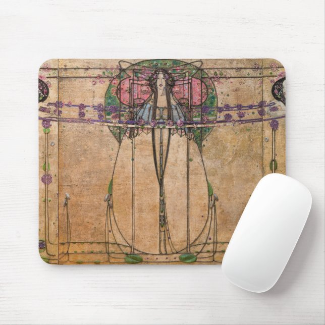 The May Queen by Margaret Macdonald Mackintosh Mouse Pad (With Mouse)