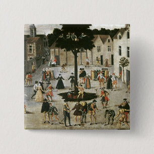 The May Tree 15 Cm Square Badge