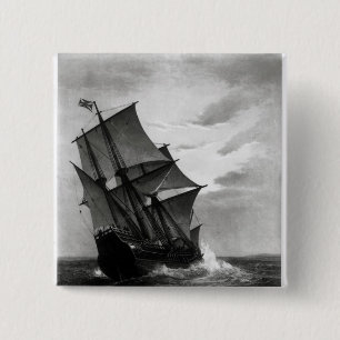 The Mayflower 15 Cm Square Badge