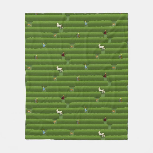 The Maze Fairytale Fleece Blanket (Front)