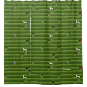 The Maze Fairytale Shower Curtain