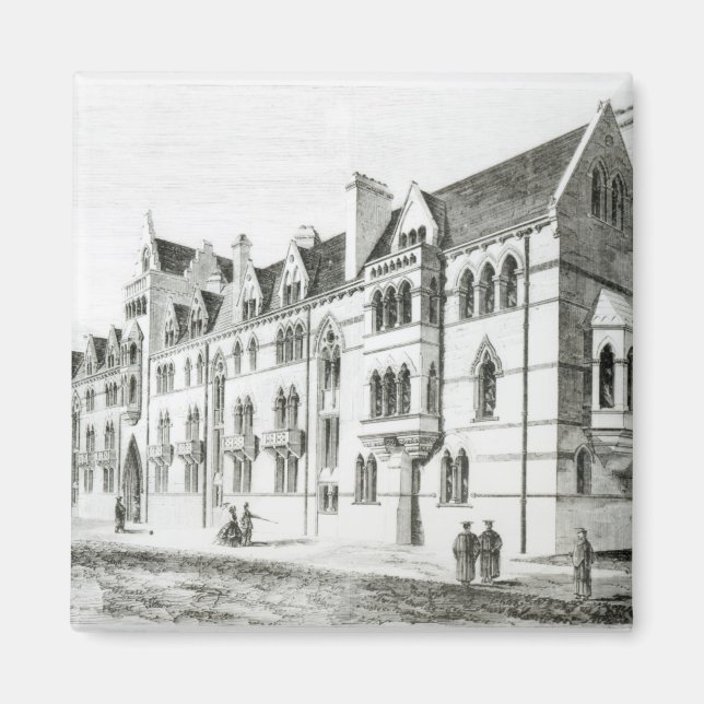The Meadow Buildings, Christ Church, Oxford Magnet (Front)