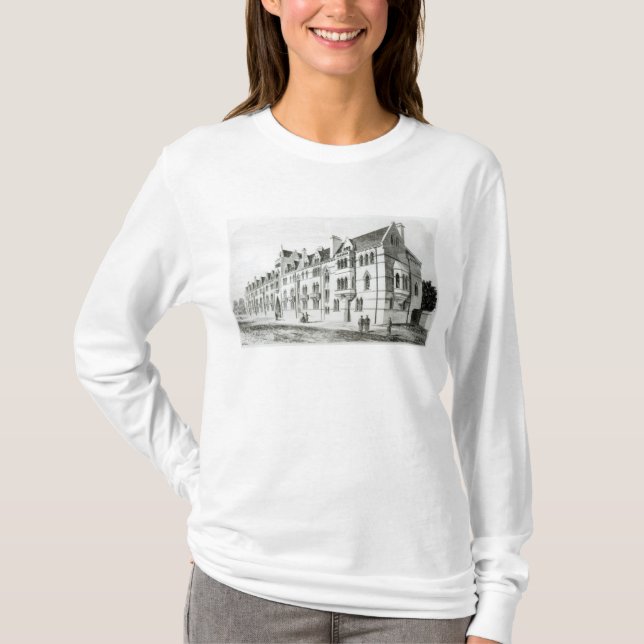 The Meadow Buildings, Christ Church, Oxford T-Shirt (Front)