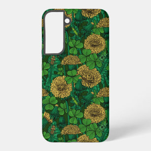 The meadow in green and yellow samsung galaxy case