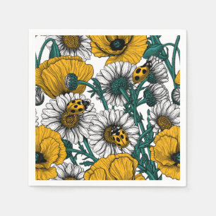 The meadow in yellow napkin