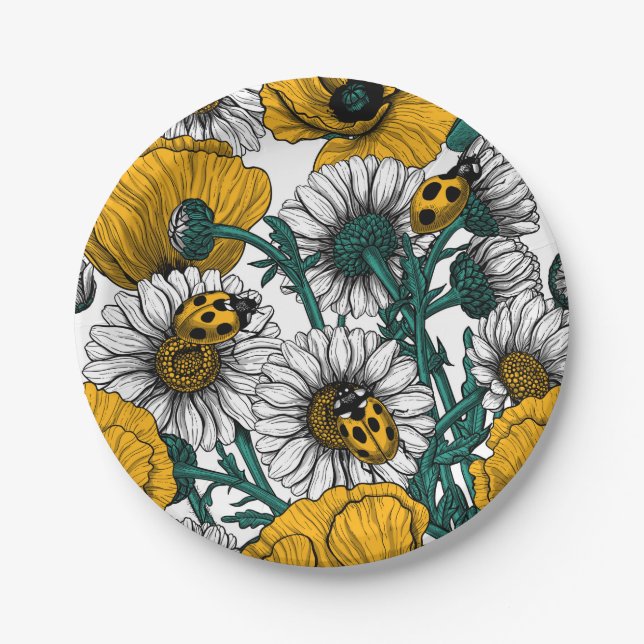 The meadow in yellow paper plate (Front)