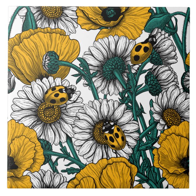 The meadow in yellow tile (Front)