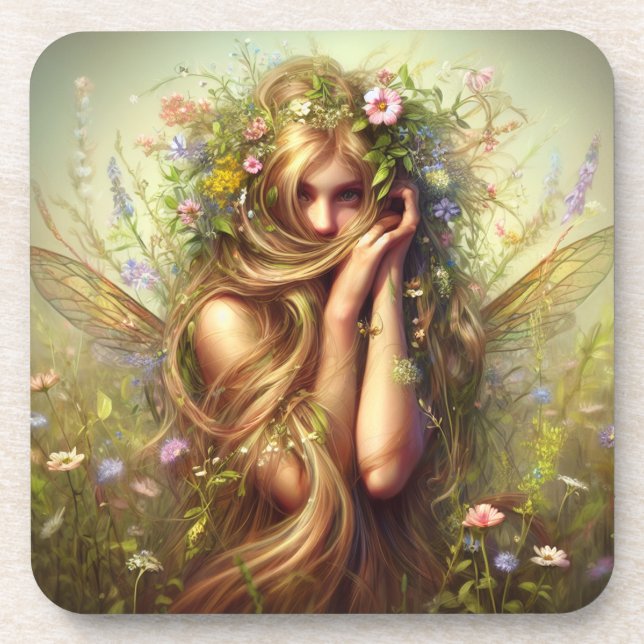 The Meadow Pixie  Coaster (Front)