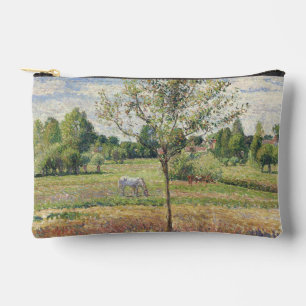 The Meadow with Grey Horse, Eragny, Oil Painting Accessory Pouch