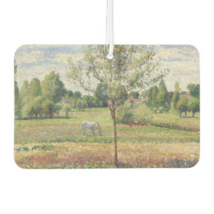 The Meadow with Grey Horse, Eragny, Oil Painting Car Air Freshener