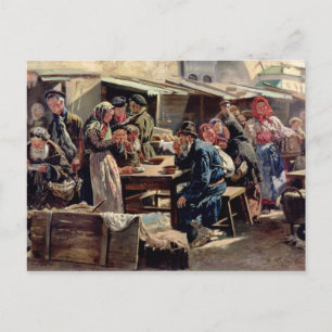 The Meal, 1875 Postcard