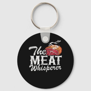 The Meat Whisperer Funny BBQ Key Ring