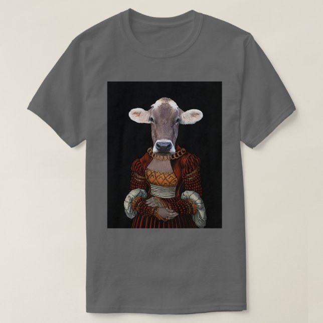 The Mediaeval Cow T-Shirt (Design Front)