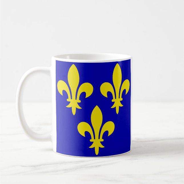 The Mediaeval Flag of France Coffee Mug (Left)