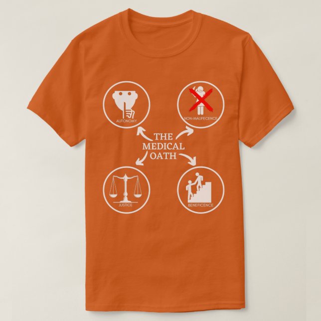 The Medical Oath T-Shirt (Design Front)