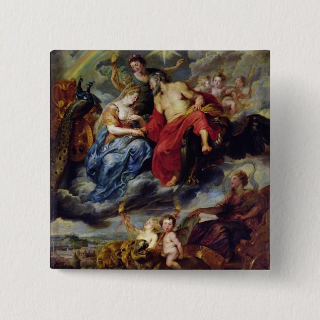 The Medici Cycle 2 15 Cm Square Badge (Front)