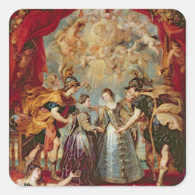 The Medici Cycle Square Sticker (Front)