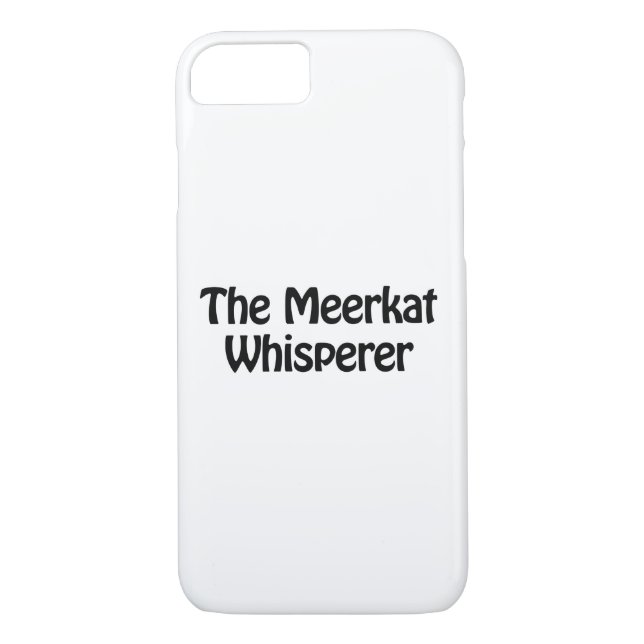 the meerkat whisperer Case-Mate iPhone case (Back)