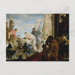 The Meeting of Anthony and Cleopatra, c.1645 Postcard