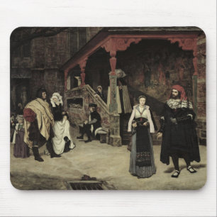 The Meeting of Faust and Marguerite, 1860 Mouse Pad
