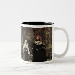 The Meeting of Faust and Marguerite, 1860 Two-Tone Coffee Mug