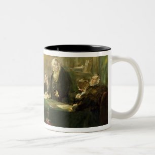 The Meeting of the Board of Directors, 1900 Two-Tone Coffee Mug