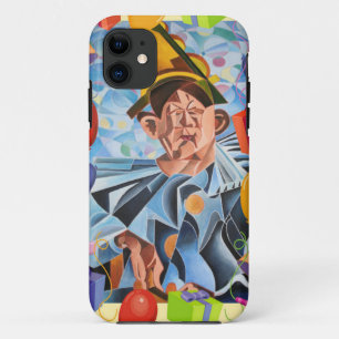 The Melancholic Clown Geometric Art iPhone 11 Case