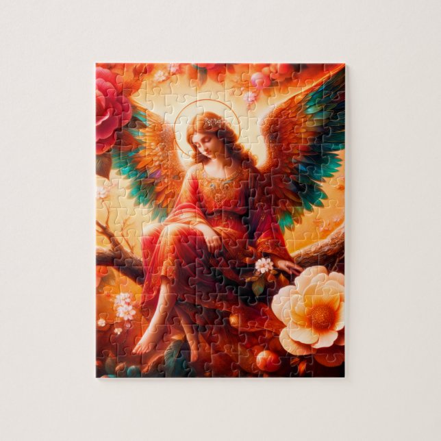 The Melancholy Angel Sitting in a Tree Jigsaw Puzzle (Vertical)