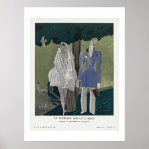 The Melancholy Marriage, Charles Martin Poster