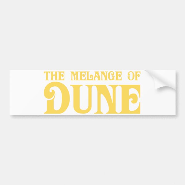The Melange of Dune Bumper Sticker (Front)