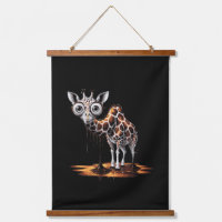 The Melting Giraffe Funny Surreal Art Design