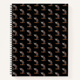 The Melting Giraffe Funny Surreal Art Design Notebook