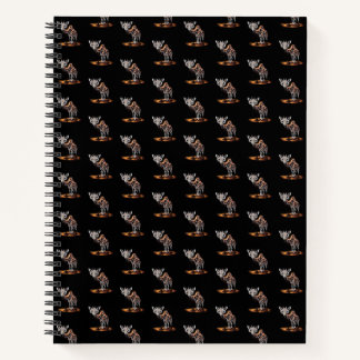 The Melting Giraffe Funny Surreal Art Design Notebook