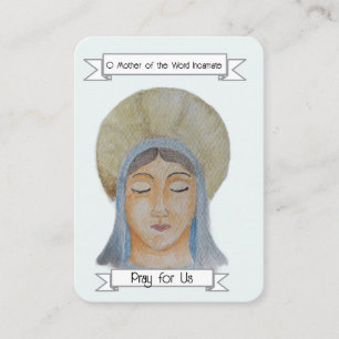 The Memorare Prayer Card – Blessed Mary