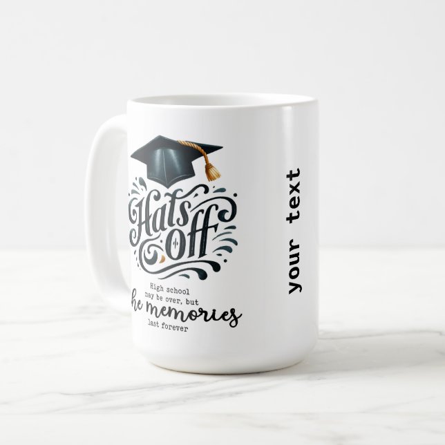 The memories last forever coffee mug (Front Left)