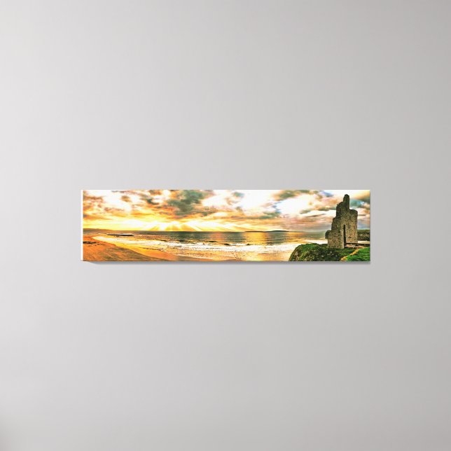 The Men´s Strand, Ballybunion. Canvas Print (Front)