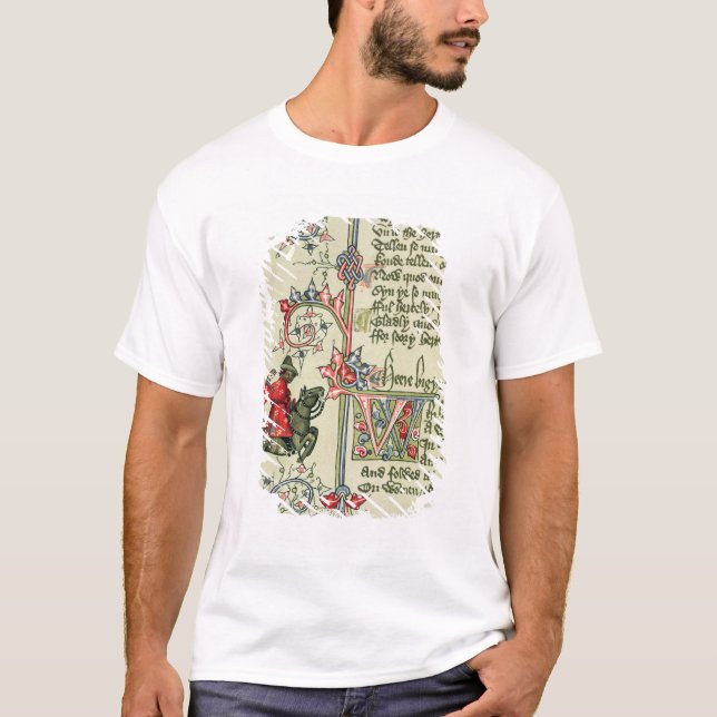 The Merchant, facsimile detail from T-Shirt (Front)