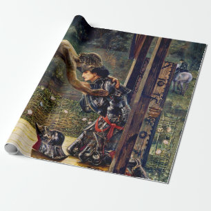 The Merciful Knight by Edward Burne-Jones Wrapping Paper