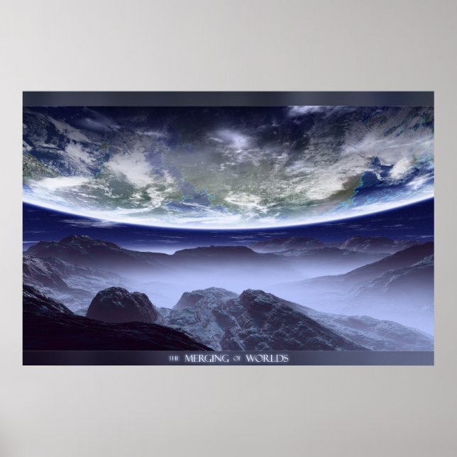The Merging Of Worlds Poster (Front)
