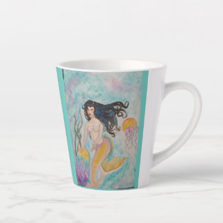 The Mermaid and the Dragon Egg Latte Mug