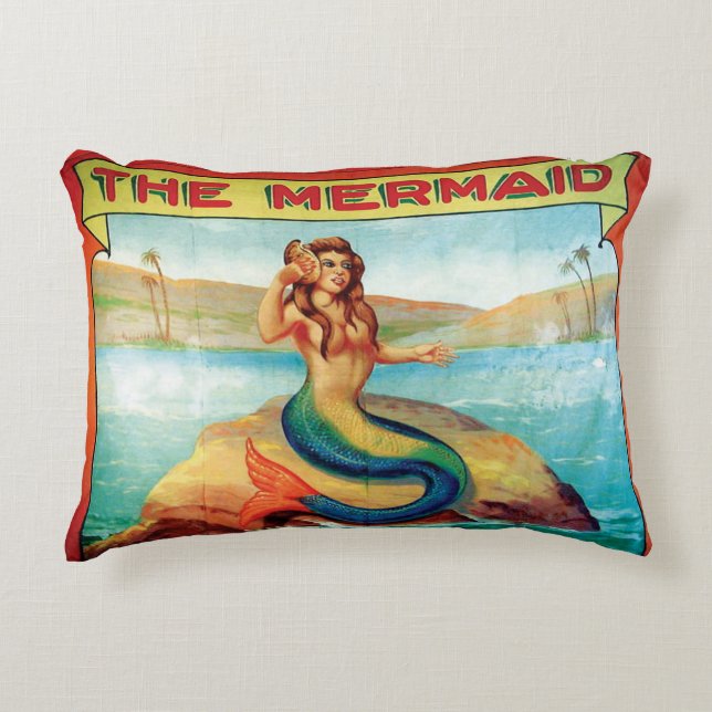 The Mermaid Decorative Cushion (Front)