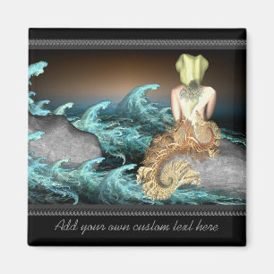 The Mermaid Personalised Magnet